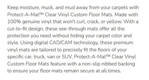Cargo Trunk Clear Protect-A-Mat Custom Mat for VOLVO - Made in USA - Picture 5 of 22
