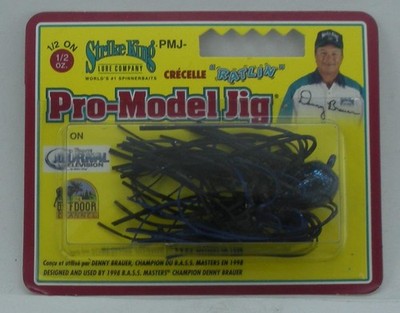 Strike King PMJ12-2 1/2 Unze Pro Jig Swimbait Schwarz Blau