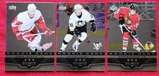 2005-06 BLACK DIAMOND 🔥 LOT(3) ROOKIE GEMS TRIPLE w/ TALBOT / BOURQUE / FRANZEN