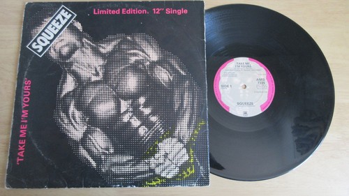 Squeeze Take Me I'm Yours 12" 1978 **VG/EX**LIMITED EDITION**