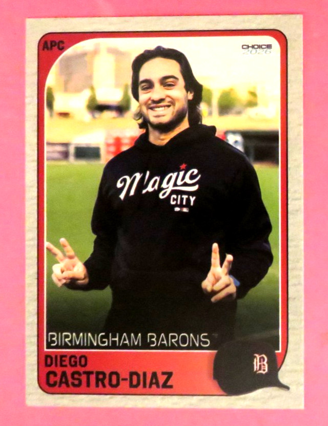 2026 Choice, Birmingham Barons, APC - DIEGO CASTRO-DIAZ