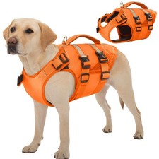 Dog Life Jacket,High Flotation,Adjustable For Small Medium and Large