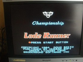 Famicom Championship Lode Runner Cartridge