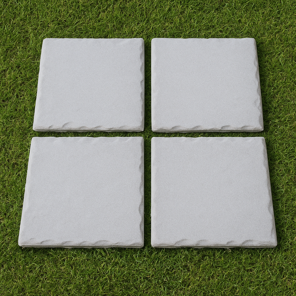 Plastic Patio Blocks Garden Deck Tiles Outdoor Base Pads - Set of 4