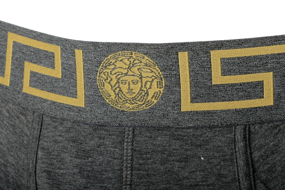 Versace Hombre Gris/Dorado Baúl Ropa Interior Versace Talla 3 US XS IT 46 Foto 4 de 4