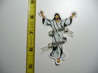 HE IS RISEN HALLELUJAH JESUS SMALL STICKER DECAL CHRISTIAN CHURCH FAITH