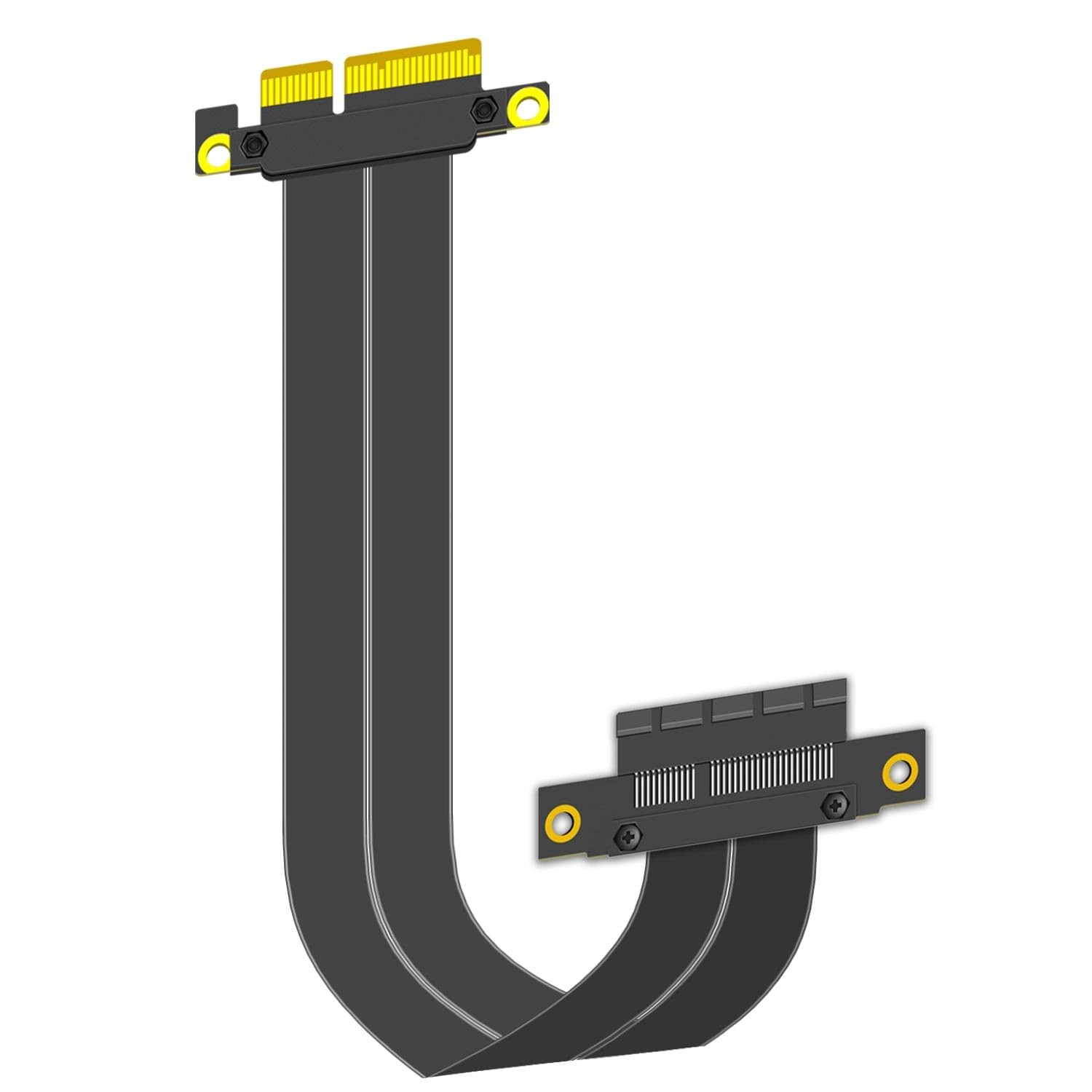 Riser PCIe 3.0 X4 M.2 de 18cm avec blindage EMI pour un signal audio sans friture