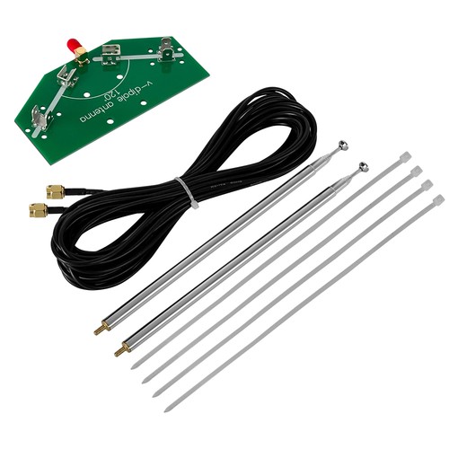 415GHz Frequency Receive 137MHz Positive V Horn Antenna Rod V-dipole SMA Cable - Picture 2 of 8