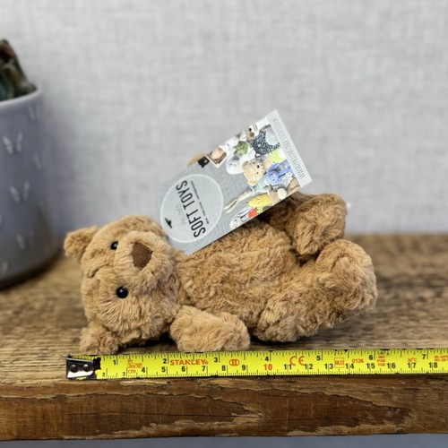 Jellycat Tiny Bartholemew Bear - Tiny Bear Jellycat Beanie hellbraun 7 Zoll - Bild 9 von 9