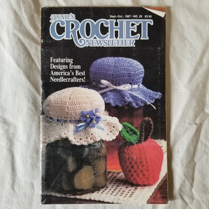 6 Crochet Magazine's from 1980s