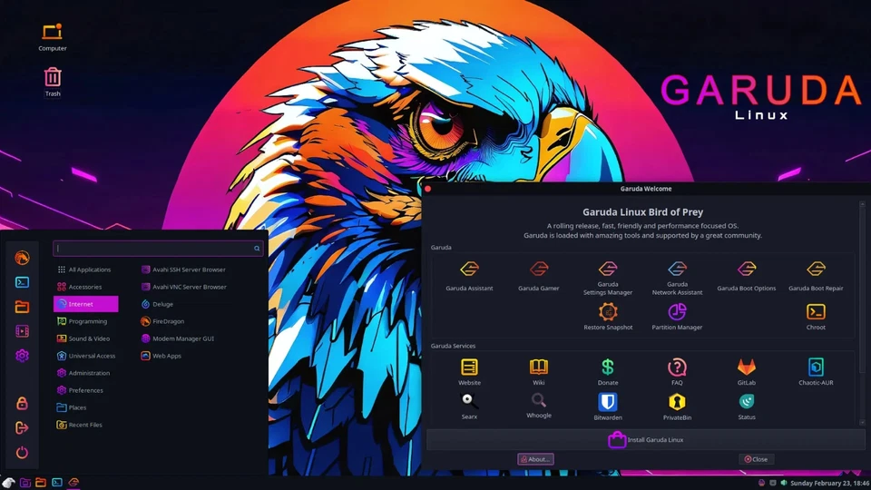 Garuda Linux 11-in-1 Multi-boot USB (64GB, USB 3.2) All Editions, Free Shipping - Image 3 of 4