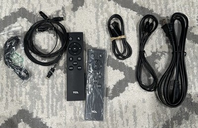2 OEM TCL TS7, TS7000, TS7010 Sound Bar Remote Controls , Bunch Of Cords