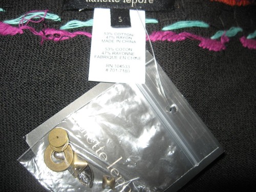 Vestido Túnica Nanette Lepore TITAN Embellecido Cuentas Cuello Cuchara Tejido PEQUEÑO 2 4 EE. UU. - Imagen 11 de 12