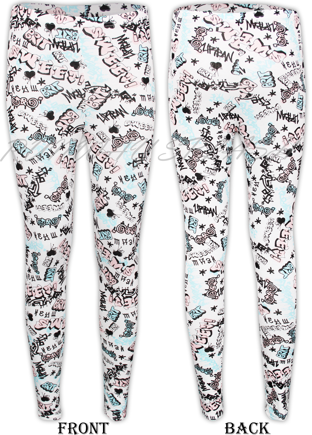 WOMENS LADIES AZTEC SKULL STRIPE ANIMAL PLANET LETTER PRINT MULTI FULL LEGGINGS - Picture 23 of 103