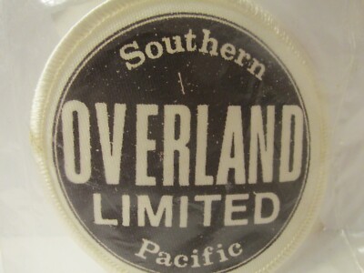 Southern Pacific OVERLAND LIMITED Iron-on Patch - NEW