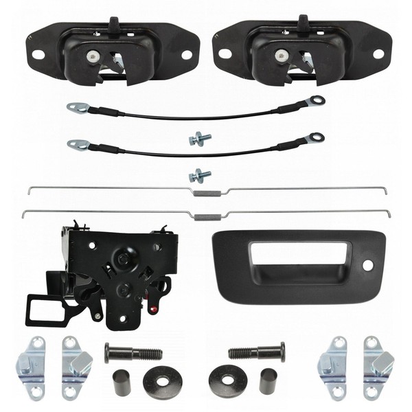Tailgate Hinge KitTailgate Repair Kit 12 Piece Set TRQ BDA36083 for