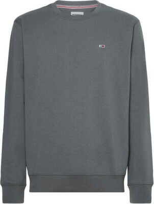 Tommy Hilfiger Sweatshirt TJM REGULAR FLEECE C NECK Pullover Neu Gr. S Grau