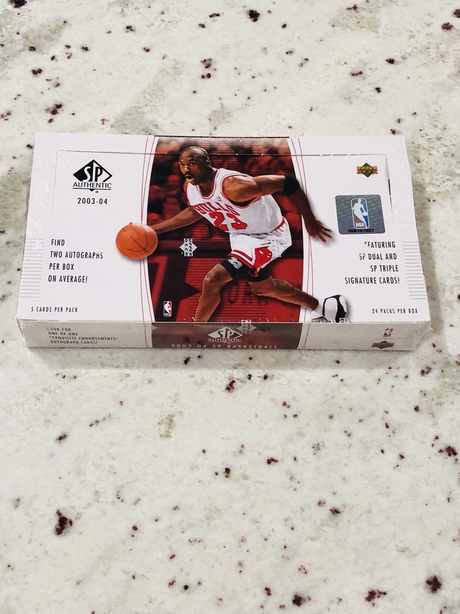 🔥 2003-04 Upper Deck SP Authentic Basketball Hobby Box Factory Sealed  Lebron 23