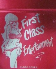 GIRLIE: FOX'S DEN GENTLEMEN'S STRIP CLUB MATCHBOOK COVER (TORONTO, ONTARIO) -C23