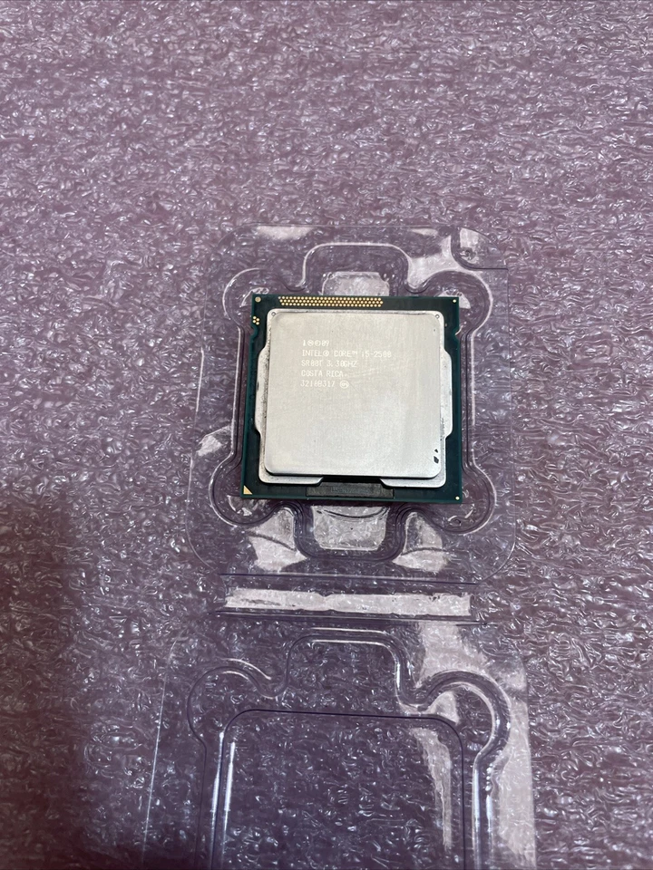 Intel I5-2500 3.3ghz Quad Core Socket 1155 CPU - SR00T - Image 2 of 3