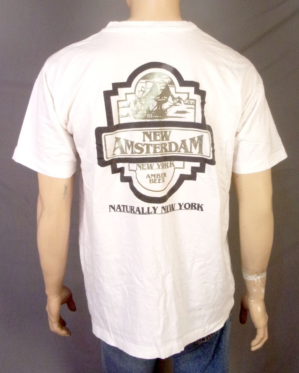 vintage 80s 90s single stitch New Amsterdam New York Amber
