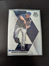 2021 Corbin Burnes Panini Mosaic White Sparkle SSP 
