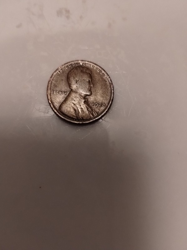 Error L ( Liberty) Close To The Rim 1920 Penny Rear,10 random sports cards 