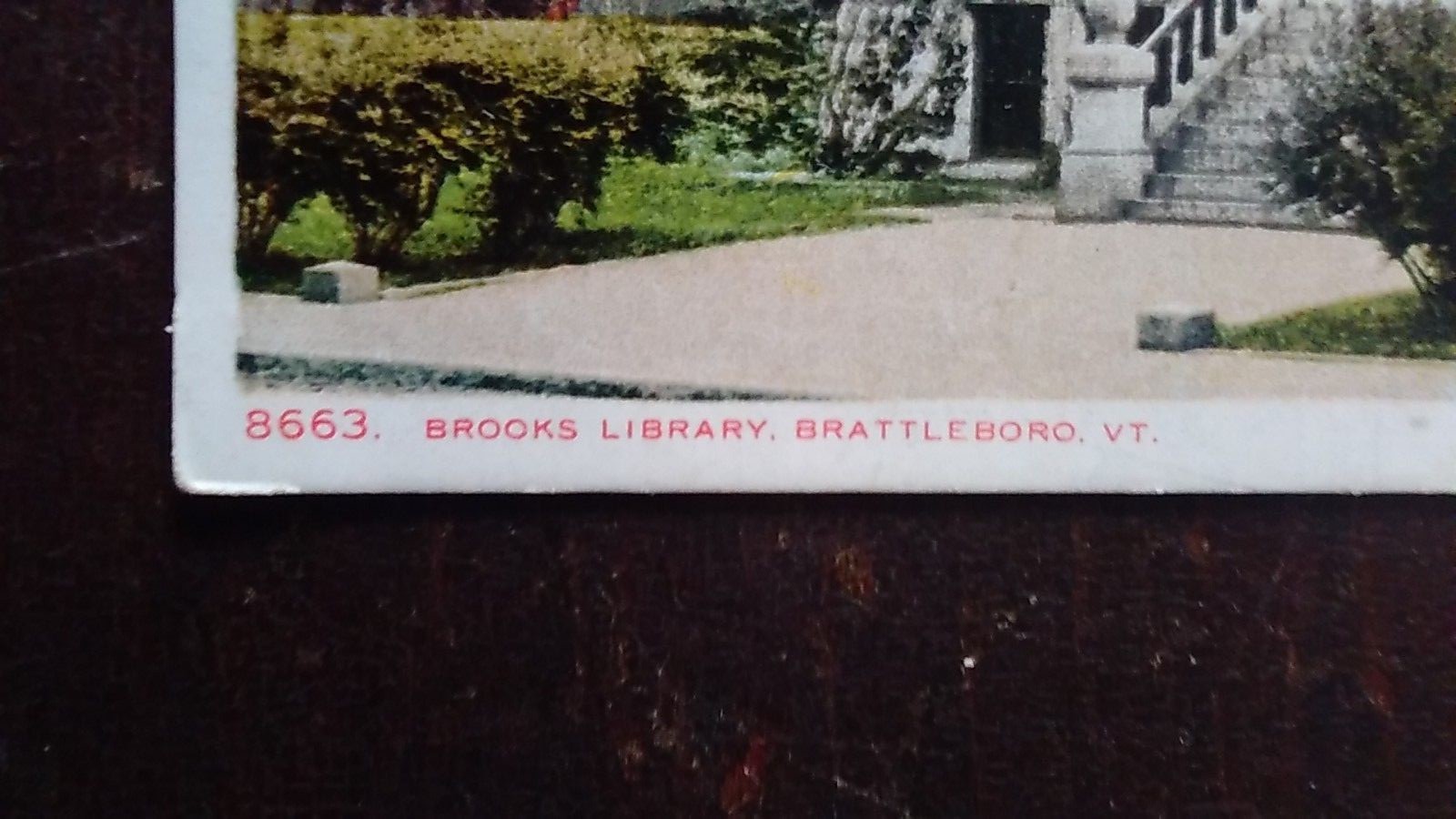 Brooks Library, Brattleboro, VT Early 1900s "Phostint" Card eBay