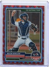 2023 Stars and Stripes Red Star Prizm Macon Winslow 70/149