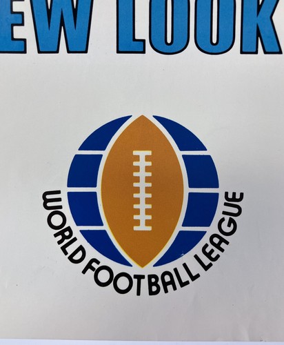 Vintage WFL World Football League Defunct 1974 Football Helmets Logos RARE NFL - Picture 6 of 7