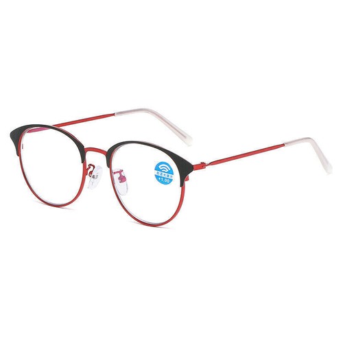 Retro Women Reading Glasses Metal Round Blue Light Blocking Readers +1.0~4.0 - Bild 14 von 16