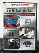AAFES Triple Bill - Quick / Fatal Charm / The Bronx War - UNPLAYED - RARE