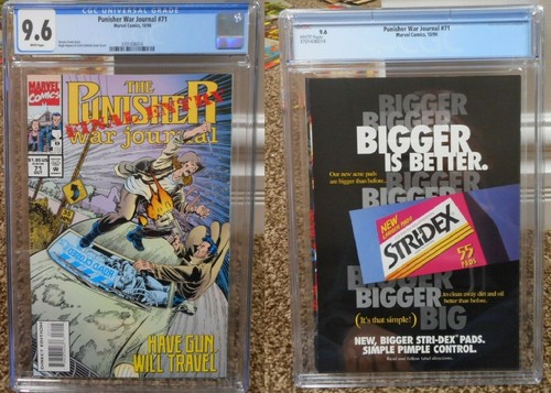 The Punisher 1994 AFA 8.5+ The Punisher #71 1994 CGC 9.6 Punisher #132 PSA 9 - Foto 3 di 7