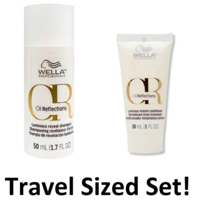 Wella Oil Reflection Luminous Reveal Shampoo 1.7 oz & Conditioner 1 oz. Duo Set