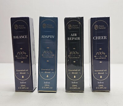 4 JI'ANN NATURES ESSENTIAL OIL 100% PURE NATURAL BALANCE, ADAPTIV, CHEER, REPAIR