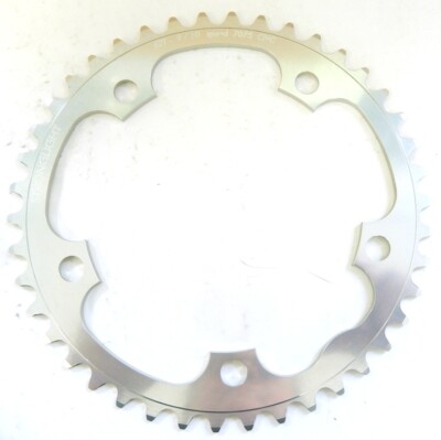 Plateau SHIMANO 600 BIOPACE SG 130mm 52 dents 7/8 Vitesses Acier Argent Vintage - Équipements vélos