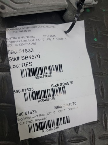 2013-2015 ACURA RDX ECU: 37820-R8A-A56 (3.5L, AWD) - Bild 4 von 12