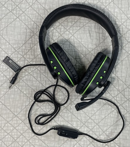 dreamGEAR Gaming Headset (Black/Green) - Picture 5 of 14