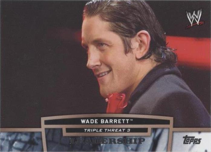 2013 Topps WWE - Wade Barrett #TT6-3 - 1 of 1