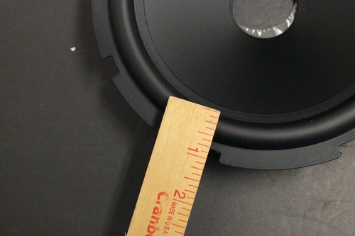 2 pcs of 8" Polypropylene Rubber Surround 39.8mm ID , 196mm OD Speaker Cone - Picture 5 of 8