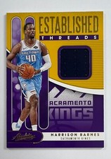 2019-20 Panini Established Threads Harrison Barnes Relic  AR86