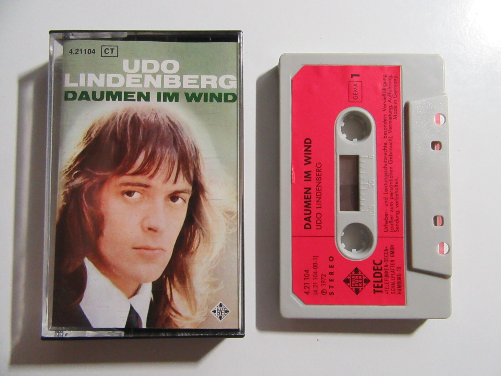 Seltene MC Daumen im Wind Udo Lindenberg Musik Kassette Tape
