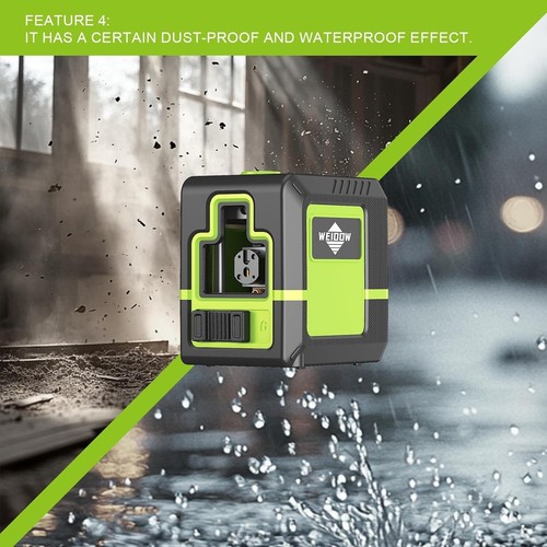 Laser-Level-with-Tripod, rechargeable long lasting, Green cross-line laser level - Picture 5 of 6