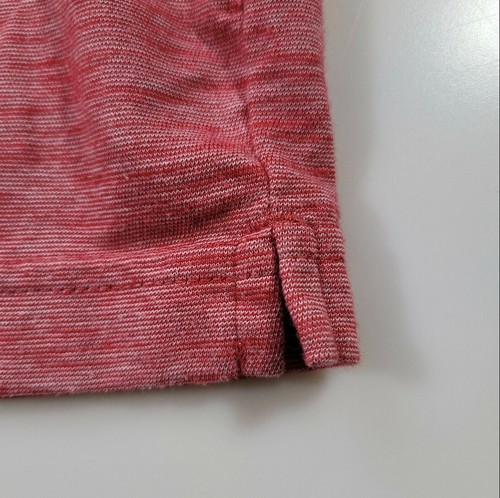 Banana Republic Soft Touch Men's Size L Solid Dark Pink Short Sleeve Polo Shirt - Picture 6 of 11