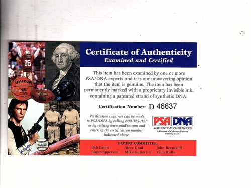 Tommy John Autograph Baseball Photo 10X8 Auto Signed PSA COA signed Yankees (bb8 - Picture 6 of 7