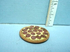 Miniature Pepperoni Pizza #IM65609 Non-Edible Handley 1/12th Sc REDUCED