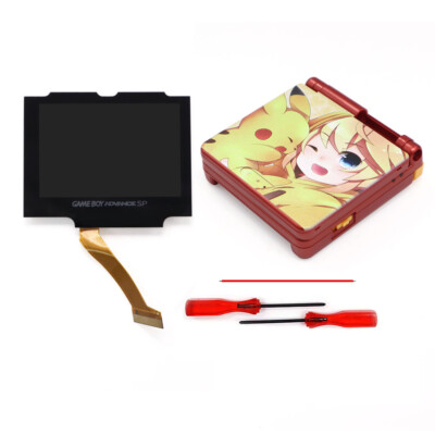 Gameboy Advance SP V5 Laminated Backlight IPS LCD Kit For GBA SP Custom Shell