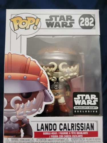 J Funko POP! Star Wars LANDO CALRISSIAN #282 Smuggler's Bounty in Soft Protector