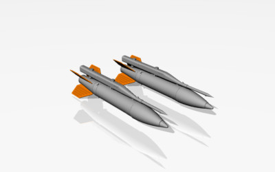 Armory Models 1/72 S-21 HEAVY UNGUIDED MISSILES with PU-12UD RACK Resin & PE Set