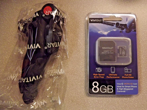 Vivitar DVR786-RED/KT2-MCF Action Camera Bundle - Picture 2 of 6